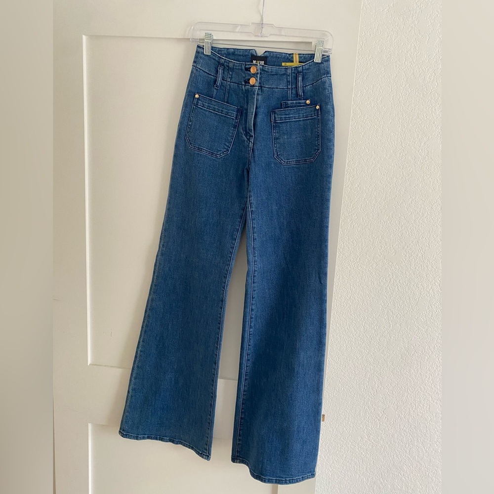 Maeve / Anthropologie Blue Flare Jeans
